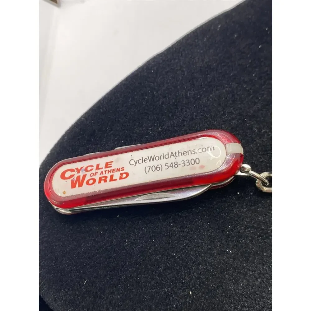 Cycle World Of Athens Vintage Keychain